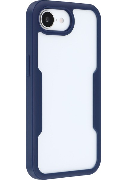 iPhone 16E Kılıfı Akrilik+Tpu Şeffaf Telefon Kılıfı Pet Ekran Filmi-Mavi (Yurt Dışından) fırsatları