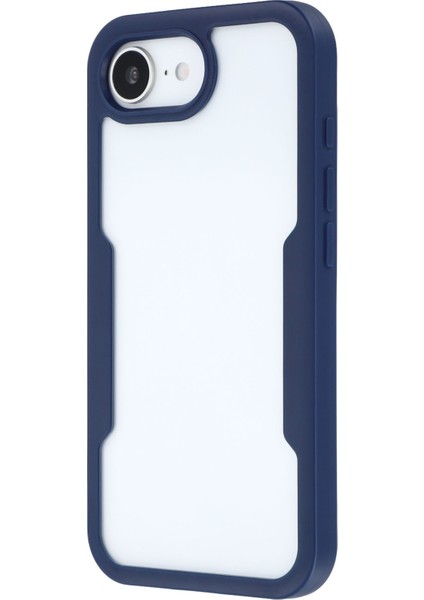 iPhone 16E Kılıfı Akrilik+Tpu Şeffaf Telefon Kılıfı Pet Ekran Filmi-Mavi (Yurt Dışından) indirimleri