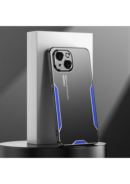 iPhone 15 Plus Kılıf Alüminyum Alaşım + Tpu + Pc Mat Kaplama Akıllı Telefon Kılıfı - Mavi (Yurt Dışından) indirimleri