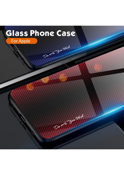 iPhone 15 Pro Karbon Fiber Dokulu Telefon Kılıfı Temperli Cam+Tpu Cep Telefonu Kılıfı-Siyah (Yurt Dışından) modelleri