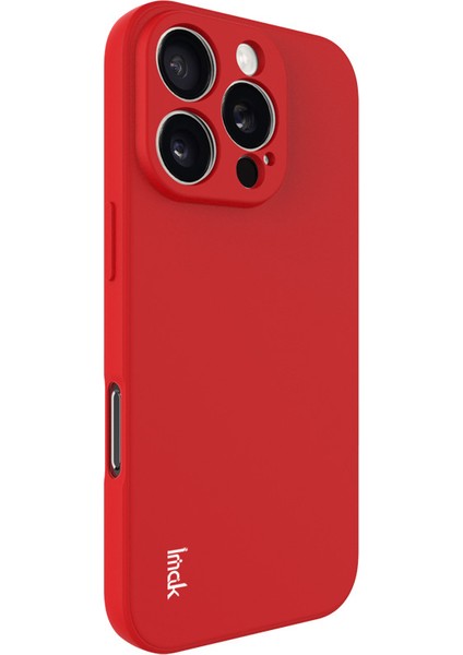 Imak Uc-4 Serisi iPhone 16 Pro Tpu Kılıf Yumuşak Telefon Kılıfı Düz ​​kenar-Kırmızı (Yurt Dışından) indirimleri