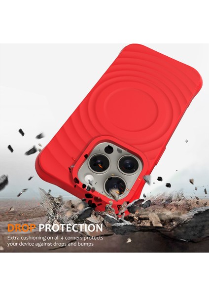 iPhone 12/12 Pro Koruyucu Kılıf Yumuşak Sıvı Silikon Telefon Kılıfı Magsafe-Red ile Uyumlu (Yurt Dışından) fiyatları