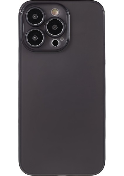 iPhone 13 Pro Max 6.7 Inç Için Buzlu Yüzey Ultra Ince Hafif Çizilmez Dayanıklı Sert Pc Telefon Kılıfı Kabuk-Şeffaf Siyah (Yurt Dışından) modelleri
