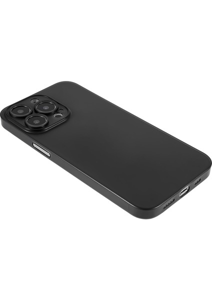 iPhone 13 Pro Max 6.7 Inç Için Buzlu Yüzey Ultra Ince Hafif Çizilmez Dayanıklı Sert Pc Telefon Kılıfı Kabuk-Şeffaf Siyah (Yurt Dışından) indirimleri