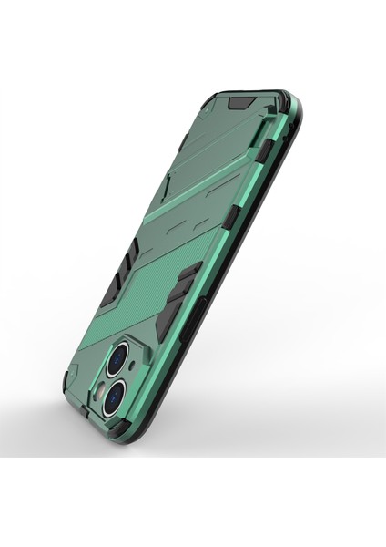 iPhone 15 Plus Cep Telefonu Kılıfı Pc+Tpu Arka Kapak Kickstand Düşme Koruması Kabuk-Yeşil (Yurt Dışından) fırsatları