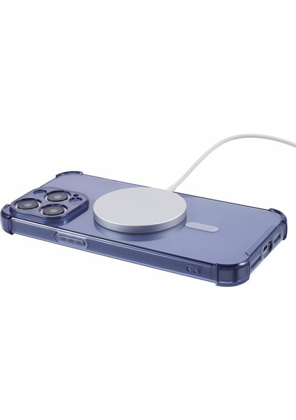 iPhone 15 Pro Max Tpu Kılıf Güçlendirilmiş Köşe Telefon Kılıfı Magsafe-Blue ile Uyumlu (Yurt Dışından) fırsatları