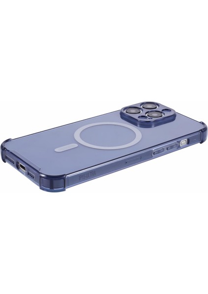 iPhone 15 Pro Max Tpu Kılıf Güçlendirilmiş Köşe Telefon Kılıfı Magsafe-Blue ile Uyumlu (Yurt Dışından) indirimleri