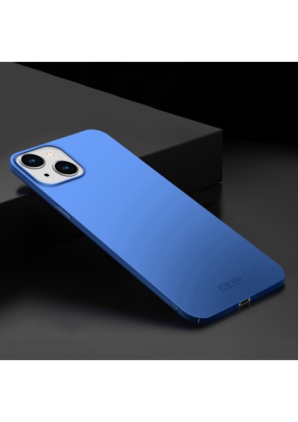 Mofı Jk Pc ​​series-1 Shield iPhone 14 Plus 6.7 Inç Mat Telefon Kılıfı Sert Pc Parmak Izi Önleyici Kılıf Kayışlı-Mavi (Yurt Dışından) fiyatları
