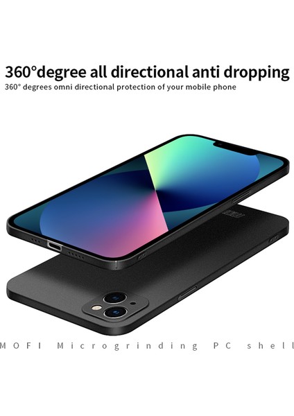 Mofı Shield Mat Serisi Darbeye Dayanıklı Sert Pc Koruyucu Kılıf iPhone 13 6.1 Inç-Siyah (Yurt Dışından) indirimleri