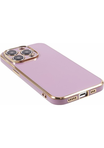 iPhone 13 Pro Kılıf Parlak 6d Elektrokaplama Tpu Koruyucu Kapak-Mor (Yurt Dışından) fırsatları