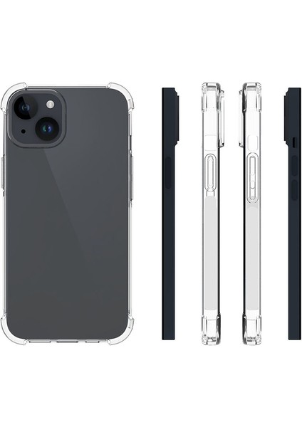 iPhone 15 Süper Şeffaf Tpu Cep Telefonu Kılıfı Kaymaz Toz Önleyici Cep Telefonu Arka Kapak Kabuğu (Yurt Dışından) indirimleri