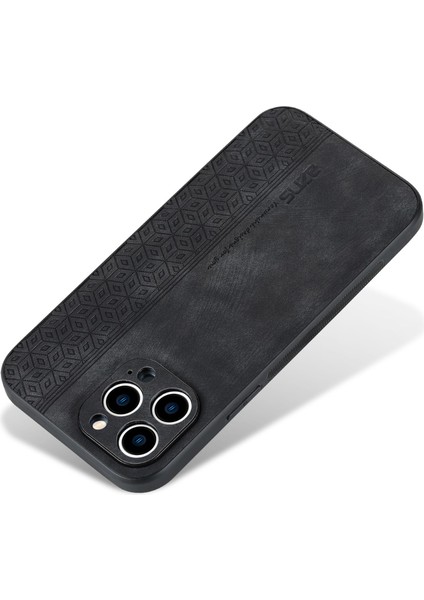 Azns Darbeye Dayanıklı Telefon Kılıfı iPhone 14 Pro Max 6.7 Inç, Pu Deri Kaplamalı Tpu Aşınmaya Dayanıklı Cep Telefonu Kılıfı-Siyah (Yurt Dışından) modelleri