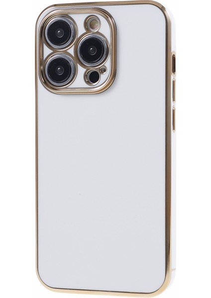 iPhone 12 Pro Max Kılıf Parlak Tpu Telefon Kılıfı Hassas Kesikler 6d Elektrokaplama-Beyaz (Yurt Dışından) fiyatları