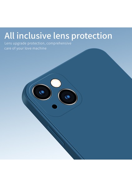 Pınwuyo Yumuşak Sıvı Silikon Hassas Kesikler Her Yerde Koruyucu Telefon Kılıfı iPhone 13 Mini 5.4 Inç-Siyah (Yurt Dışından) modelleri