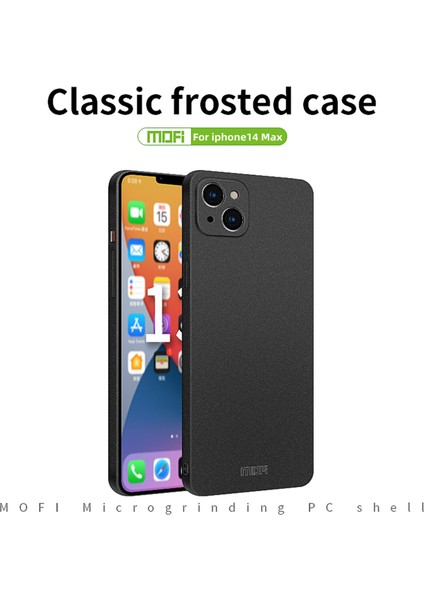 Mofı Shield Mat Serisi iPhone 14 Plus 6.7 Inç Düşme Korumalı Telefon Kılıfı Sert Pc Arka Kapak-Mavi (Yurt Dışından) modelleri