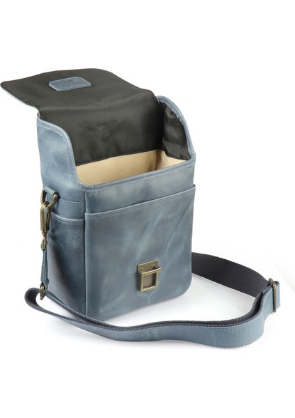 MG1330 Hakiki Deri Kamera Çantası | Hakiki Deri Dikey Kamera Çantası | Gerçek Deri | SLR/DSLR Kamera Çantası