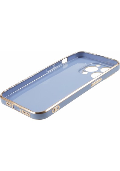 iPhone 12 Pro Max Kılıf Parlak Tpu Telefon Kılıfı Hassas Kesikler 6d Elektrokaplama-Mavi (Yurt Dışından) indirimleri