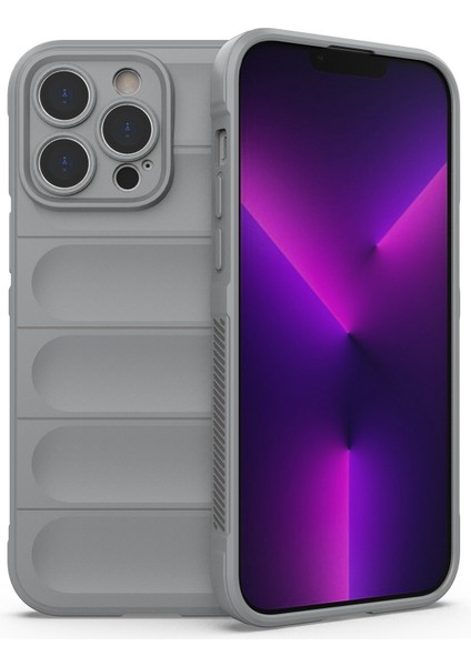 iPhone 14 Pro 6.1 Inç Düşmeye Dayanıklı Yumuşak Tpu Telefon Kılıfı Çizilmeye Dayanıklı Düşmeye Dayanıklı Cep Telefonu Kılıfı-Açık Gri (Yurt Dışından)