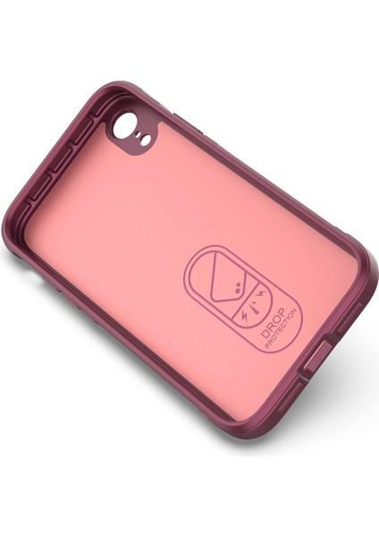 iPhone Xr Kılıf Düşmeye Karşı Yumuşak Tpu Sağlam Telefon Arka Kapağı-Şarap Kırmızısı (Yurt Dışından) fiyatları