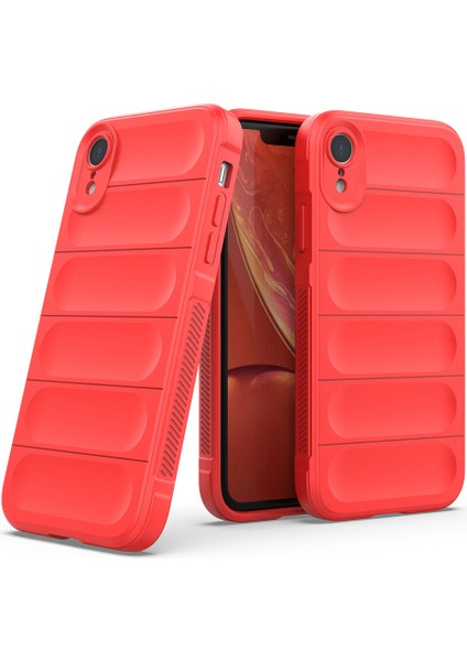 iPhone Xr Kılıf Düşmeye Karşı Yumuşak Tpu Sağlam Telefon Arka Kapağı-Kırmızı (Yurt Dışından) fırsatları