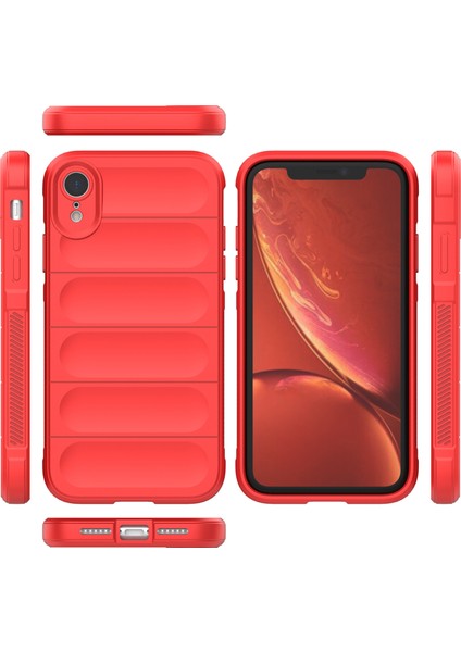 iPhone Xr Kılıf Düşmeye Karşı Yumuşak Tpu Sağlam Telefon Arka Kapağı-Kırmızı (Yurt Dışından) indirimleri