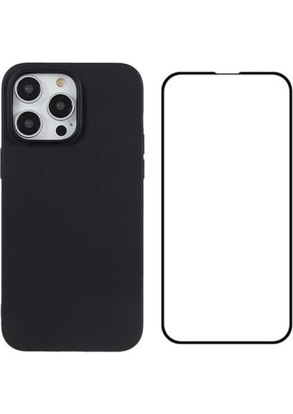 Wanlonfeng Ms Serisi iPhone 13 Pro Max Kılıf Tpu Yumuşak Telefon Kılıfı Ekran Filmi (Büyük Lens Deliği) (Yurt Dışından)