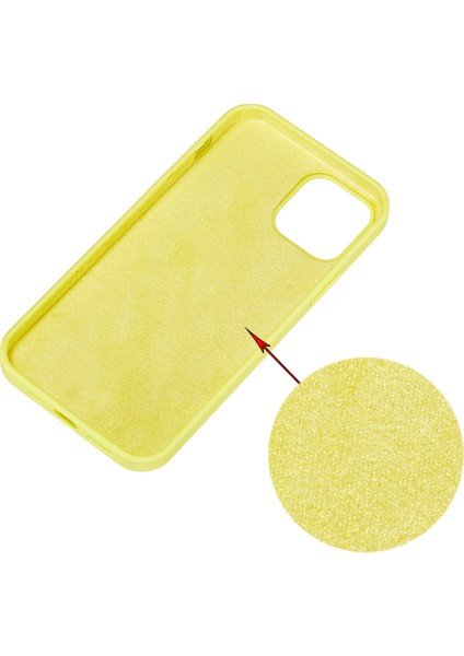 Iyi Korunmuş Çizilmez Sıvı Silikon Telefon Arka Kılıfı iPhone 13 6.1 Inç-Sarı (Yurt Dışından) fiyatları