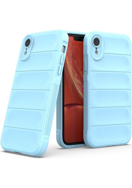 iPhone Xr Kılıf Düşmeye Karşı Yumuşak Tpu Sağlam Telefon Arka Kapağı-Bebek Mavisi (Yurt Dışından) fırsatları