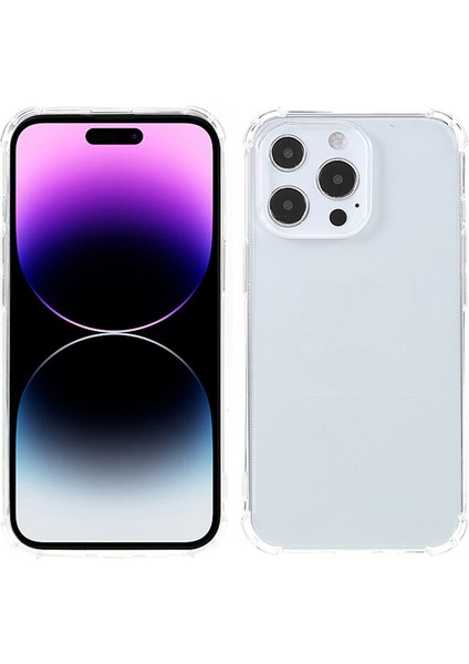 iPhone 15 Pro Için Şeffaf Kabuk Tpu Koruyucu Kılıf Dört Köşe Düşmeye Dayanıklı Telefon Kılıfı (Yurt Dışından) modelleri