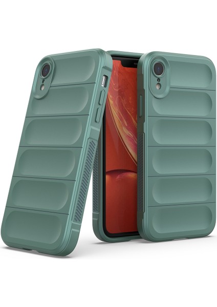 iPhone Xr Kılıf Düşmeye Karşı Yumuşak Tpu Sağlam Telefon Arka Kapağı-Yeşil (Yurt Dışından) fırsatları