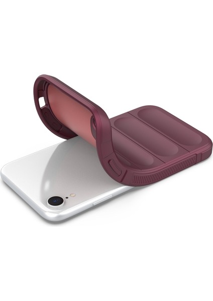 iPhone Xr Kılıf Düşmeye Karşı Yumuşak Tpu Sağlam Telefon Arka Kapağı-Şarap Kırmızısı (Yurt Dışından) modelleri