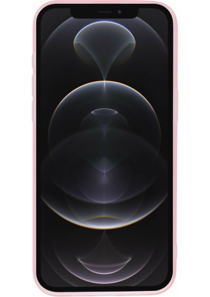 Dksm Serisi iPhone 12 Pro Max Kılıf Elektrokaplama Kamera Çerçevesi Tpu Telefon Kılıfı-Şeffaf Pembe (Yurt Dışından) indirimleri