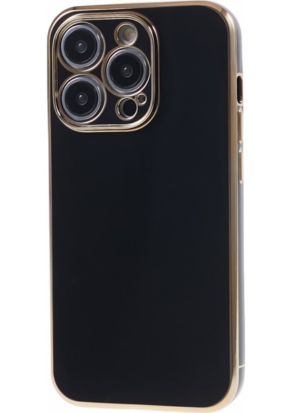 iPhone 12 Pro Max Kılıf Parlak Tpu Telefon Kılıfı Hassas Kesikler 6d Elektrokaplama-Siyah (Yurt Dışından) fiyatları