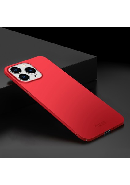 Mofı Shield Ince Buzlu Kaplama Yüzey Sert Plastik Cep Telefonu Arka Kılıf Koruyucu iPhone 13 Pro Max 6.7 Inç-Kırmızı (Yurt Dışından) indirimleri