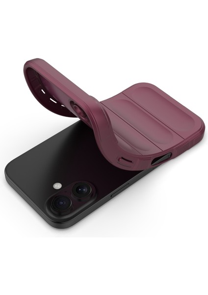 iPhone 16 Tpu Kılıf Çizilmeye Dayanıklı Sağlam Arka Yumuşak Telefon Kılıfı-Şarap Kırmızısı (Yurt Dışından) indirimleri