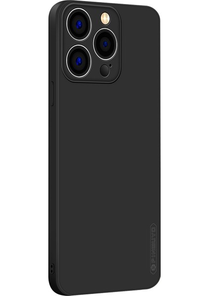 Pınwuyo Jk Tpu-2 Serisi iPhone 14 Pro Max 6.7 Inç Hassas Kesikler Tpu Ince Kılıf Yumuşak Elyaf Akın Koruyucu Kılıf-Siyah (Yurt Dışından)