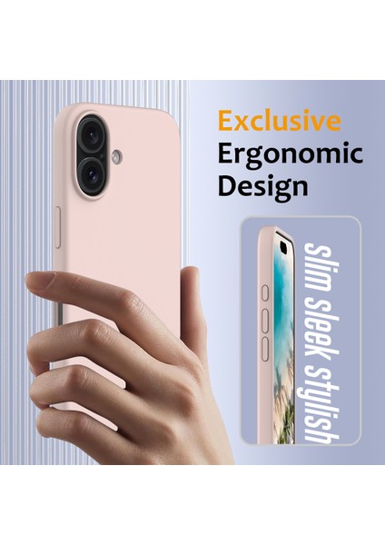 iPhone 16 Plus Kılıf Sıvı Silikon Telefon Kılıfı Magsafe-Pembe ile Uyumlu (Yurt Dışından) fırsatları