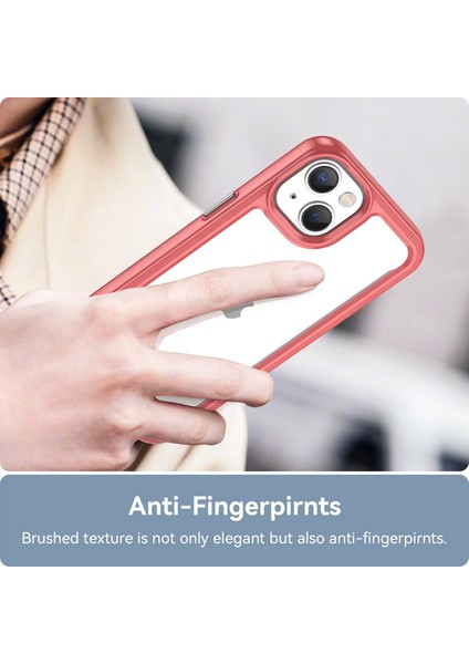 Tpu+Akrilik Şeffaf Telefon Kılıfı iPhone 14 6.1 Inç,düşmeye Karşı Çizilmeye Karşı Dayanıklı Akıllı Telefon Arka Kapağı-Şeffaf Mavi (Yurt Dışından) indirimleri