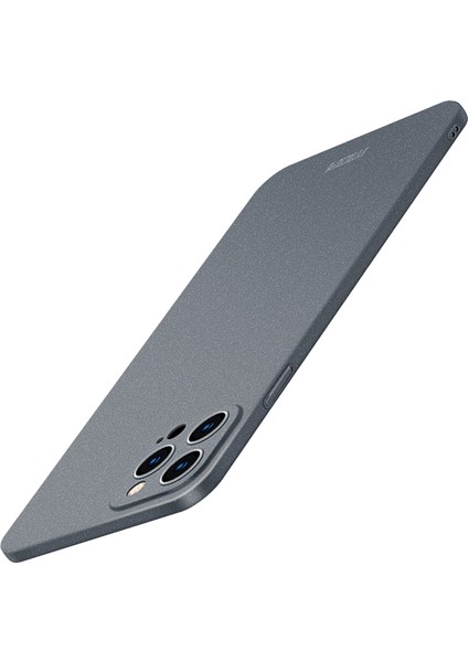 Mofı Shield Mat Serisi Pc Telefon Kılıfı iPhone 15 Pro Max, Çizilmez Mat Telefon Kılıfı-Gri (Yurt Dışından)