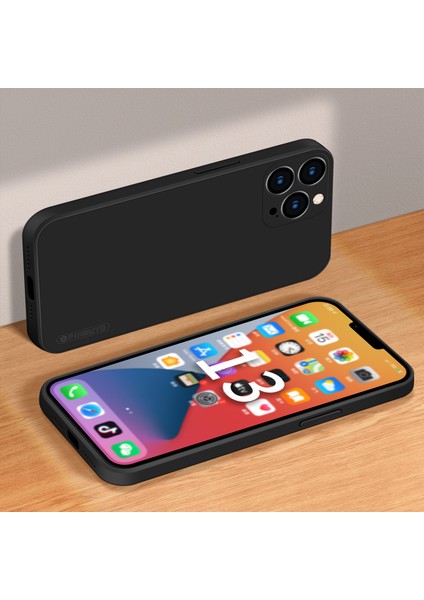 Pınwuyo Hassas Kesim Yumuşak Silikon Tam Gövde Darbeye Dayanıklı Koruyucu Telefon Kılıfı iPhone 13 Pro Max 6.7 Inç-Siyah (Yurt Dışından) modelleri