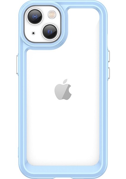 Tpu+Akrilik Şeffaf Telefon Kılıfı iPhone 14 6.1 Inç,düşmeye Karşı Çizilmeye Karşı Dayanıklı Akıllı Telefon Arka Kapağı-Mavi (Yurt Dışından) fiyatları