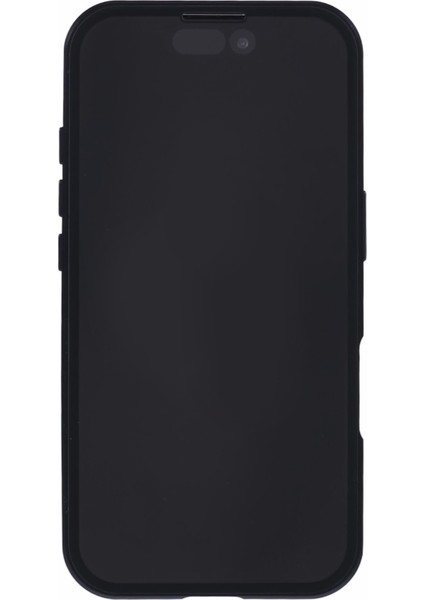 iPhone 16 Anti-Casus Kılıf Manyetik Metal Çerçeve + Çift Taraflı Temperli Cam Telefon Kılıfı - Siyah (Yurt Dışından) modelleri