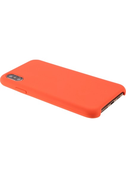 iPhone Xs 5.8 Inç Için Iyi Koruma Çizilmez Kenar Sarılı Sıvı Silikon Kılıf Yumuşak Akıllı Telefon Kılıfı Kabuk-Mercan (Yurt Dışından) fiyatları