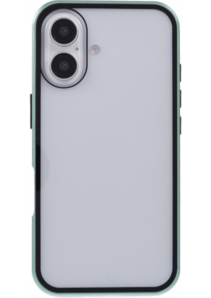 iPhone 16 Plus Anti-Casus Kılıf Manyetik Metal Çerçeve + Çift Taraflı Temperli Cam Telefon Kılıfı - Yeşil (Yurt Dışından) fiyatları