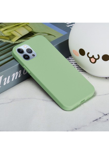 iPhone 14 Pro 6.1 Inç Düşmeye Karşı Dayanıklı Silikon Arka Kapak Hafif Çizilmeye Dayanıklı Telefon Kılıfı-Gece Yarısı Yeşili (Yurt Dışından) indirimleri