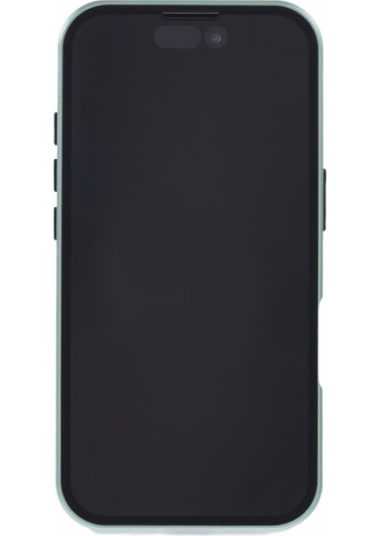 iPhone 16 Anti-Casus Kılıf Manyetik Metal Çerçeve + Çift Taraflı Temperli Cam Telefon Kılıfı - Yeşil (Yurt Dışından) modelleri