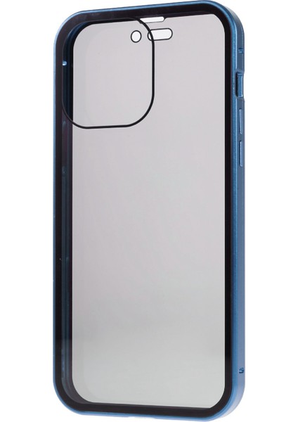 iPhone 16 Pro Anti-Casus Kılıf Manyetik Metal Çerçeve + Çift Taraflı Temperli Cam Telefon Kılıfı - Yeşil (Yurt Dışından) modelleri