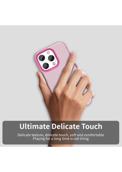 iPhone 16 Pro Max Kılıf Pc+Tpu+Pet Mat Düşmeye Karşı Dayanıklı Telefon Arka Kapağı-Kırmızı (Yurt Dışından) indirimleri