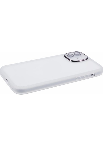 Dksm Serisi iPhone 11 Kılıfı Elektrokaplama Kamera Çerçevesi Tpu Telefon Kılıfı-Şeffaf Beyaz (Yurt Dışından) fırsatları