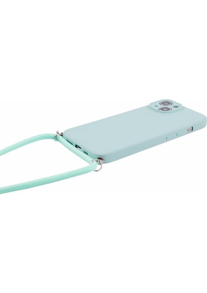 iPhone 15 Tpu Telefon Kılıfı Fiber Astarlı Ka Kaplama Uzun Askılı-Bebek Mavisi (Yurt Dışından) fiyatları